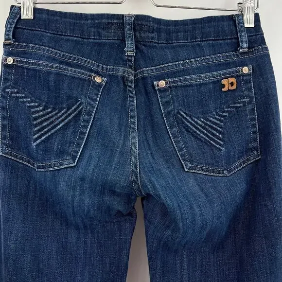 Joe's (27) (28x32) Regular Muse Bootcut Mid Rise Blue Perry Dark Wash Jeans - Picture 5 of 11